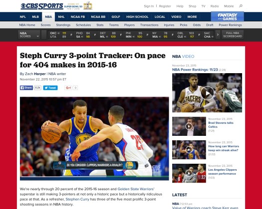 Steph Curry On Pace Headline